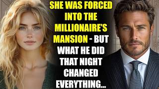 She Was Forced Into the MILLIONAIRE s Mansion But What He Did That Night Changed Everything