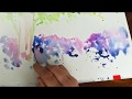 bluebell wood watercolour painting exercise 1