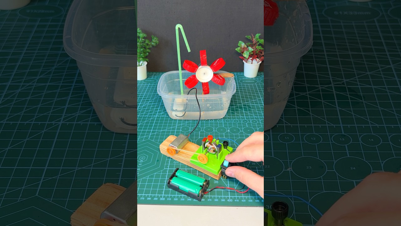 ✅ Free Energy? ⚡️DIY Mini Generator System 