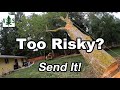 RISKY Tree Falling Near Home!