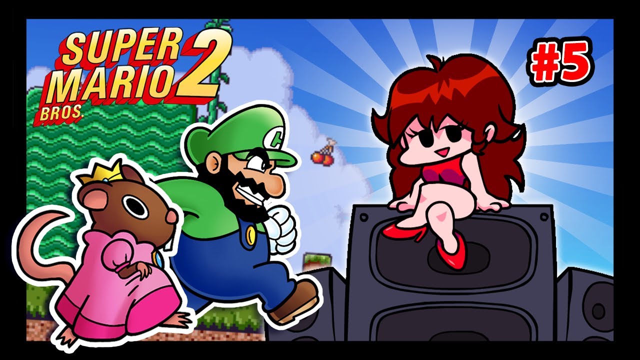 Ratatin Conoce a Friday Night Funkin en Super Mario Bros. 2