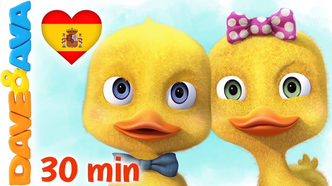 🐥 Seis Patitos y Más Videos para Bebés | Dave and Ava en Español ...