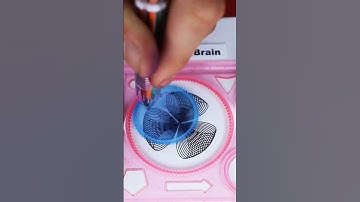 What does this pattern resemble?🤔 Magic Ruler #2024 #shorts #spirograph #short