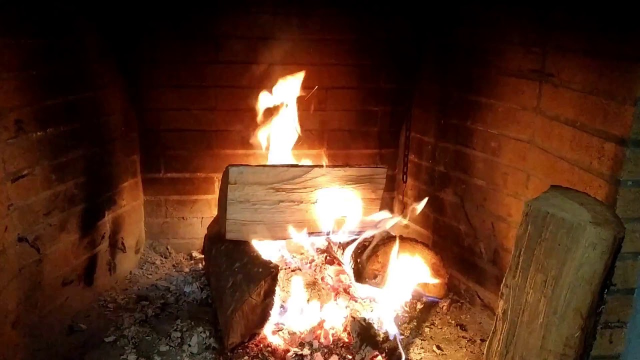 Watch a Fireplace in Reverse! Burning Fire in Reverse!