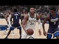 Milwaukee Bucks Vs Minnesota Timberwolves NBA Today 11 4 2022 Full Game Highlights NBA 2K23 Sim
