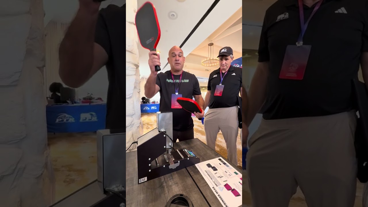 Pickleball Paddle Testing for deflection and delamination ￼#pickleball #bigcountrypickleball 