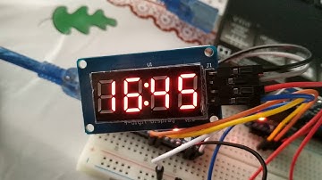 Arduino reloj RTC DS3231 con Display 4 Digitos 7 segmentos