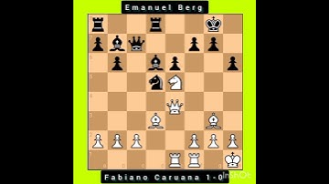 French: Rubinstein || Caruana vs Berg, #chess #shorts