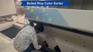 Boiled Rice Color Sorter Machine Running at Rice Mill | High-Speed Sorting | Mark Color Sorter