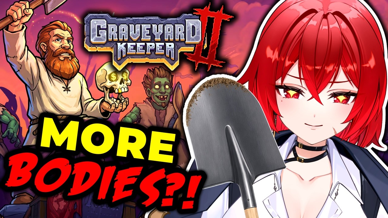 We Got MORE Bodies To Bury! Graveyard Keeper 2 | 🔴LIVE Gameplay
