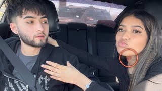 HICKEY PRANK ON BOYFRIEND￼…..GONE WRONG:(