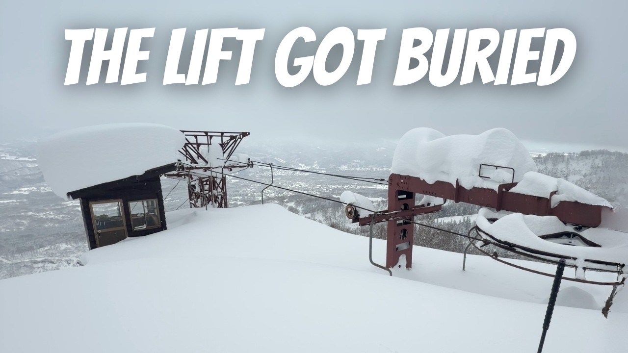 Катание на лыжах в самом снежном месте на Земле