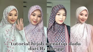 Kumpulan Tutorial Hijab Segiempat Menutup Dada Simple : Cantik & Stylish Tanpa Terlihat Tua  screenshot 3