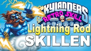Skylanders Retro Skill - Lightning Rod Skilling On The Lightning Lord Way Skylanders German