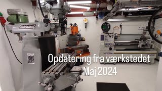 Opdatering fra hobby maskinværkstedet - maj 2024 - Nu båndsav og udsugning (på budget)