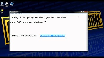 how to make xport 360 work on windows 7