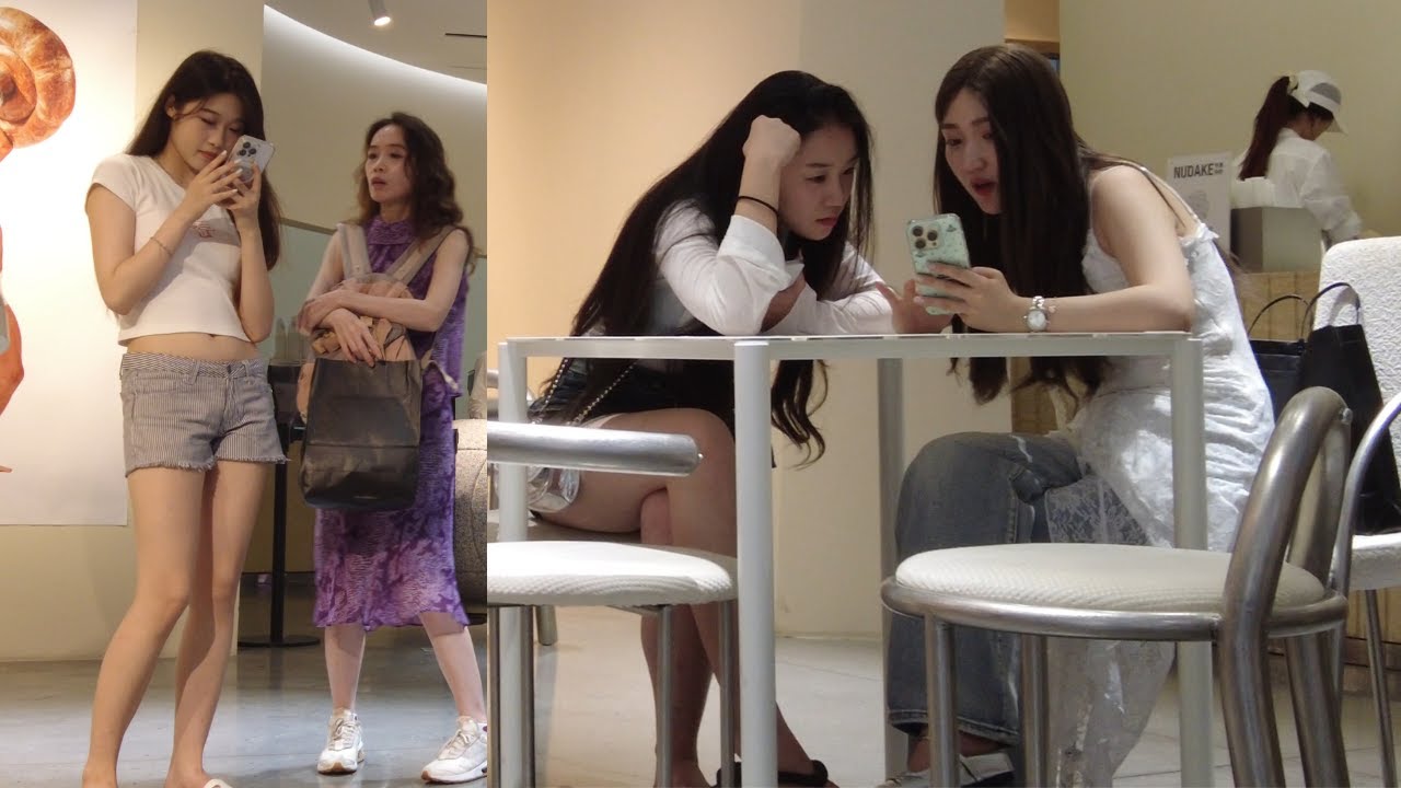 В торговом центре столько красот, что кружится голова! Уличные фото шанхайских красавиц и красивых