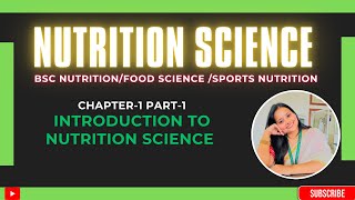 Nutrition Science (B. Srilakshmi) Chapter 1 Part 1 | Exam + Viva Points Science B