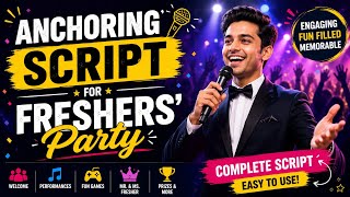 Anchoring Script for Freshers Party in English | Freshers Party Anchoring Script in English