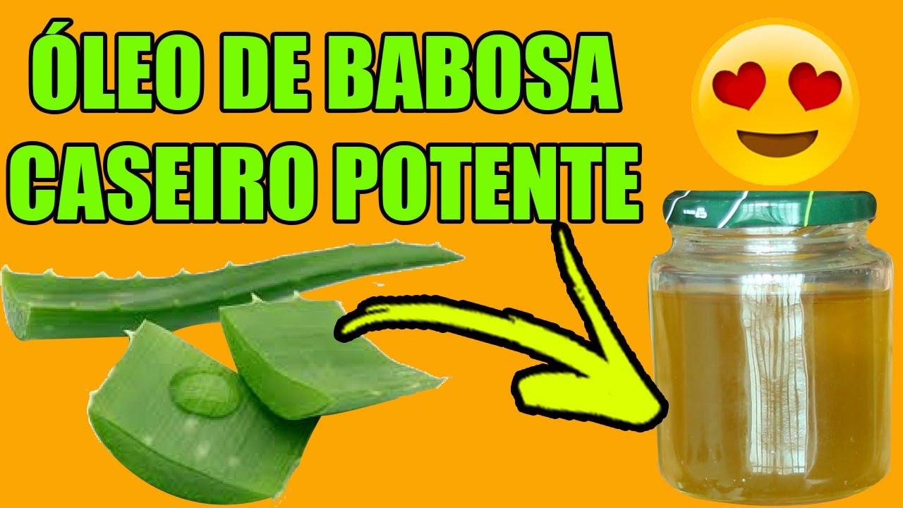 COMO FAZER ÓLEO DE BABOSA CASEIRO (CRESCE MUITO)