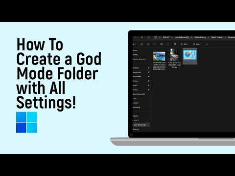 How to Create a God Mode Folder with All Windows Settings