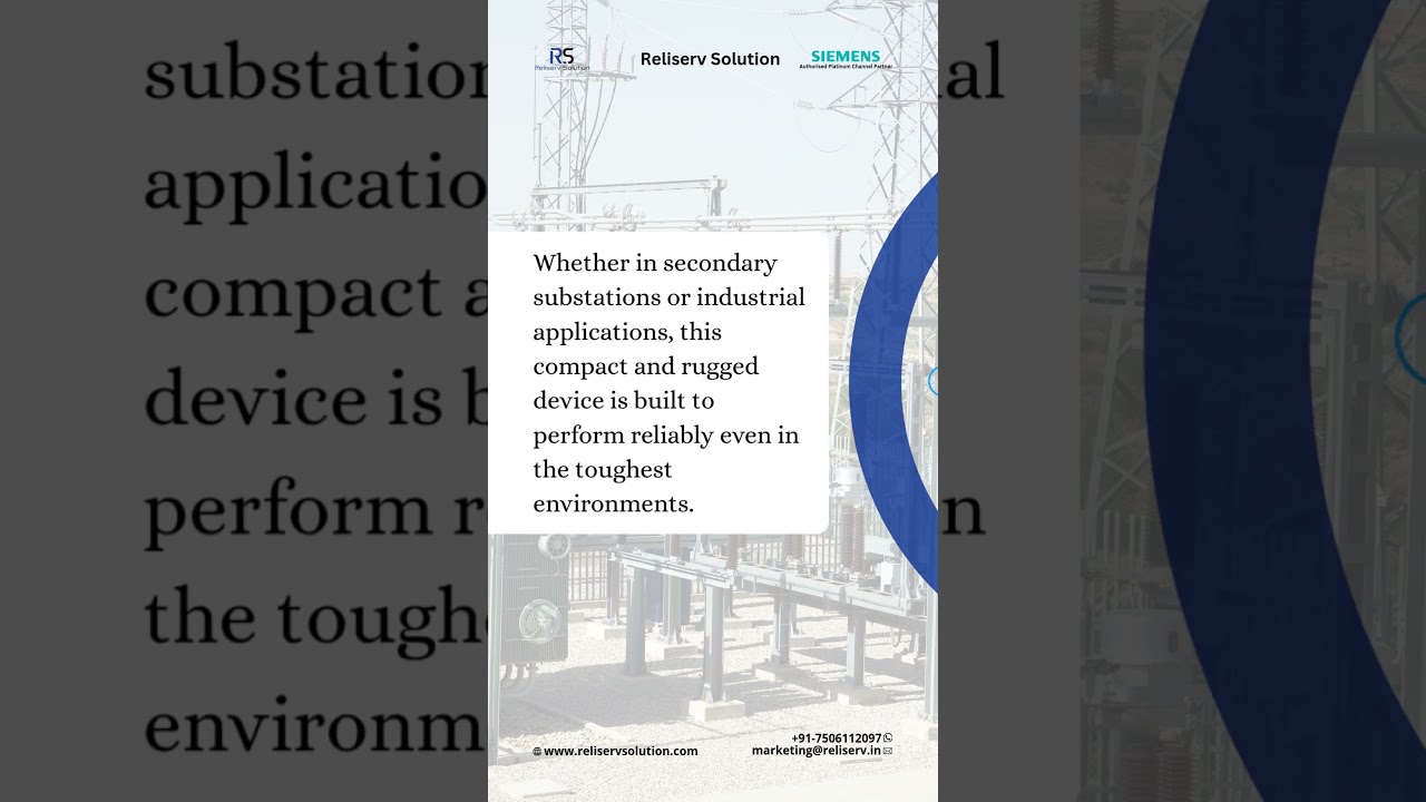 Siemens SICAM MMU Precision Power Monitoring and Seamless Control