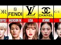 Famous kpop idols and luxury brand collaborations