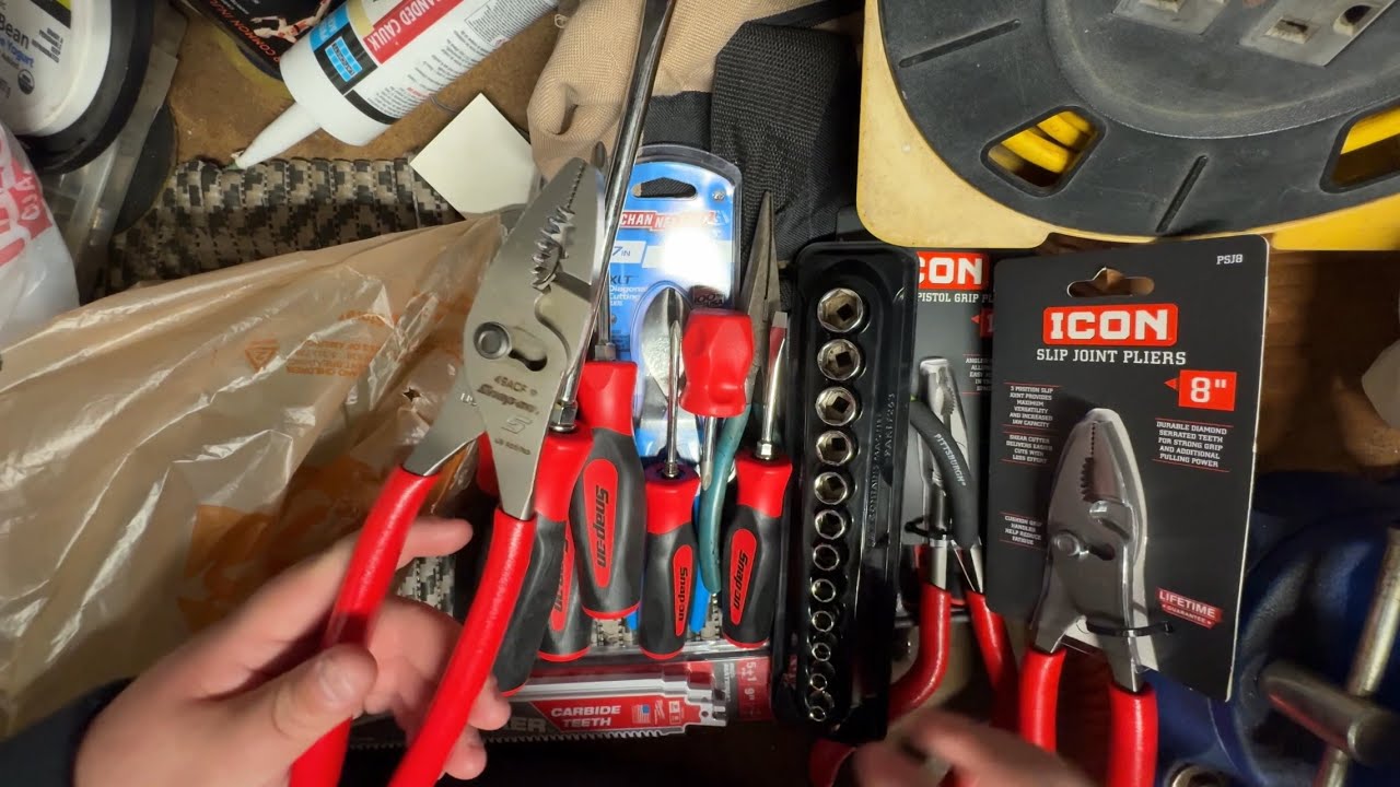 500 Snap On Haul, Harbor Frieght Icon Pliers, Channel Lock Pliers Warranty YouTube