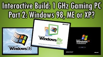 1 GHz Retro PC Build Part 2: Windows 98 or Millennium or XP