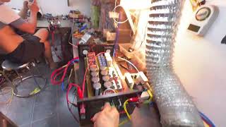 Máy lớn 2 tầng chạy điện 24v chuyên kéo cáp độ sâu Lh Zalo 0985634200