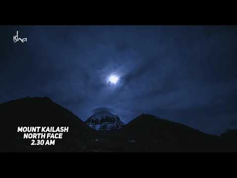 Mount Kailash Timelapse 2.30 AM - isha sacred walks