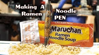 How To Make A Pen Out Of Ramen Noodles