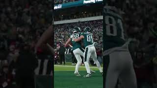 Celebrity Dallas Goedert's FIRST TD CELEBRATION after being a Dad, I'm not crying you're crying 😭 😭 😭 Wealth