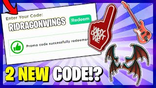 *2 NEW Codes* ALL NEW PROMO CODES in ROBLOX  (March 2021)