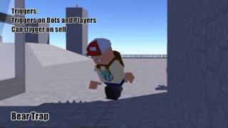 Blockland Weapon Demonstration: Landmine & Bear Trap (STraps)