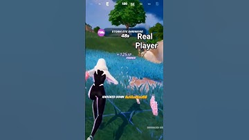 The difference between bots and real players #fortnite