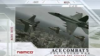 Ace combat 5: behind the battle DVD: Screenshots