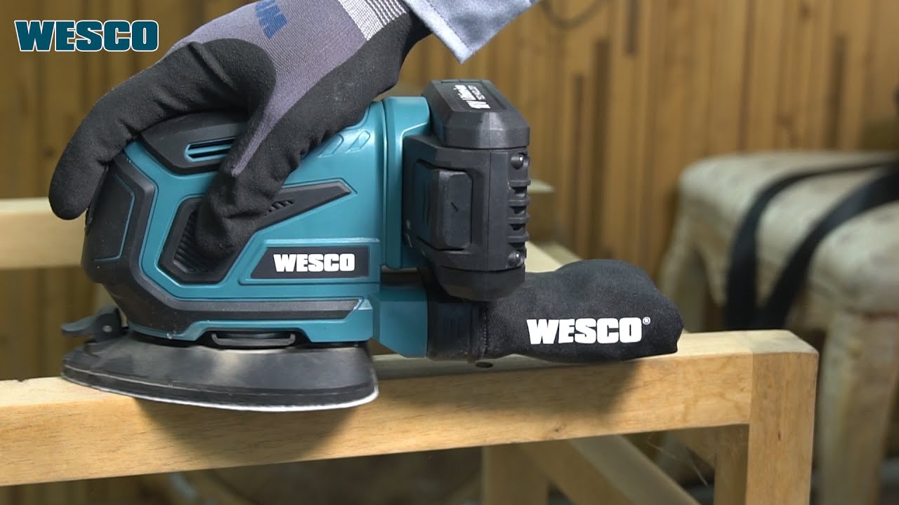 UKWS2315.1 WESCO 18V 2.0Ah Detail Sander YouTube