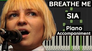 Sia - Breathe Me - Piano Tutorial