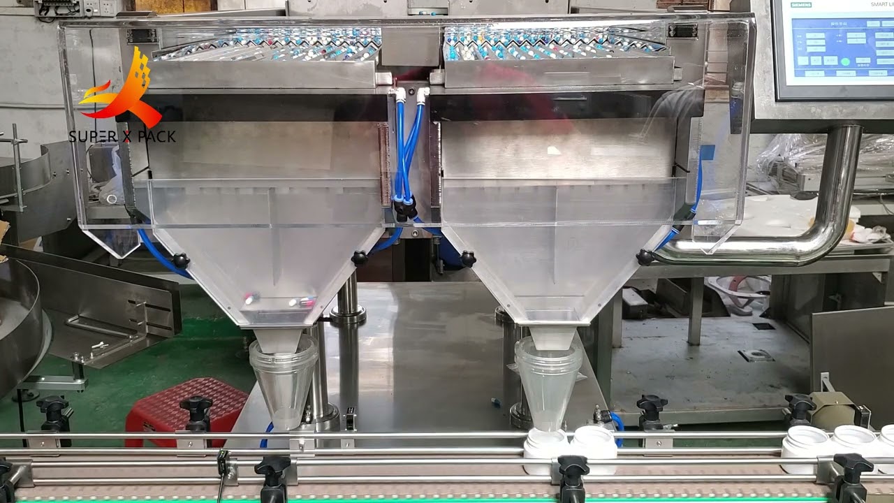 Système de remplissage et de comptage de capsules entièrement automatique pour comprimés et capsules