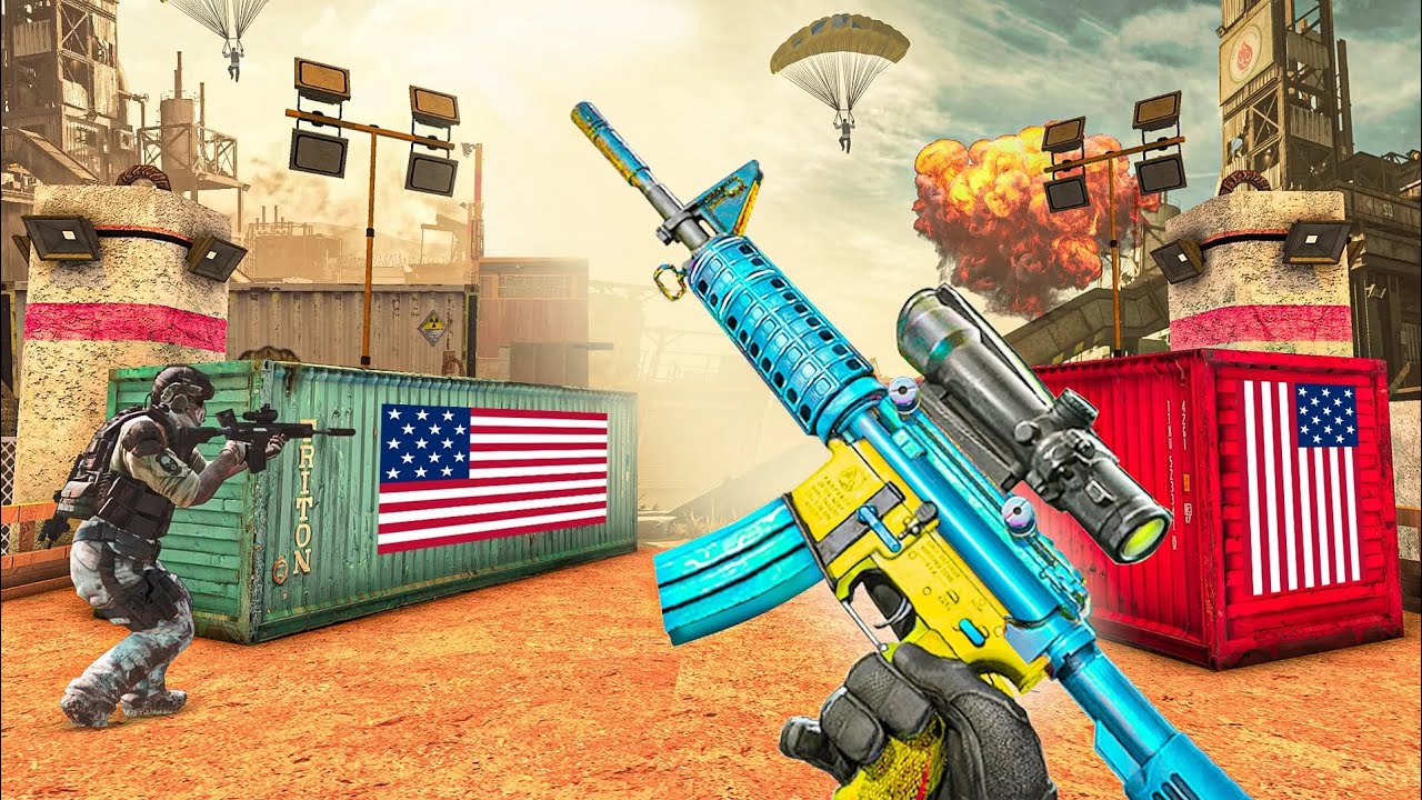 FPS war Strike gun firing game - offline game _Android GamePlay 