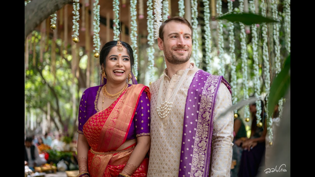Pooja & Ludwig's beautiful wedding ceremony in Pune