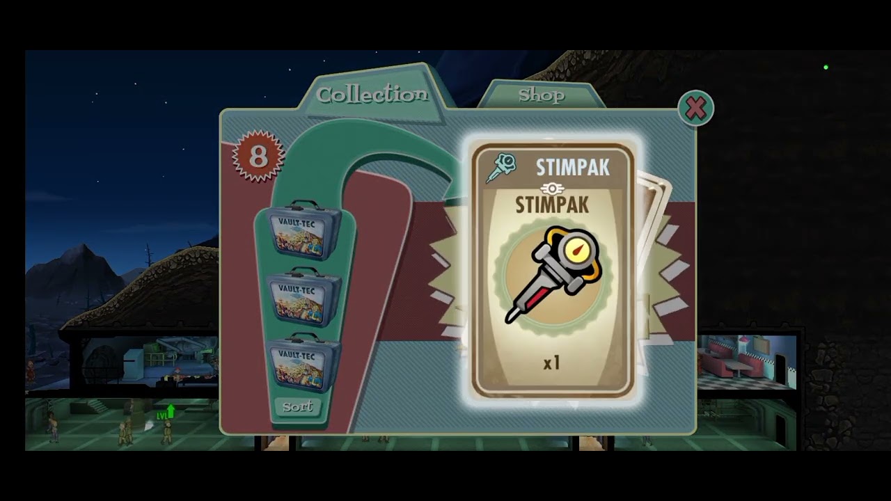 fallout shelter - opening 15 lunchboxes in fallout shelter game 