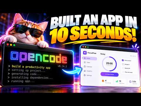 OpenCode Cat Jam
