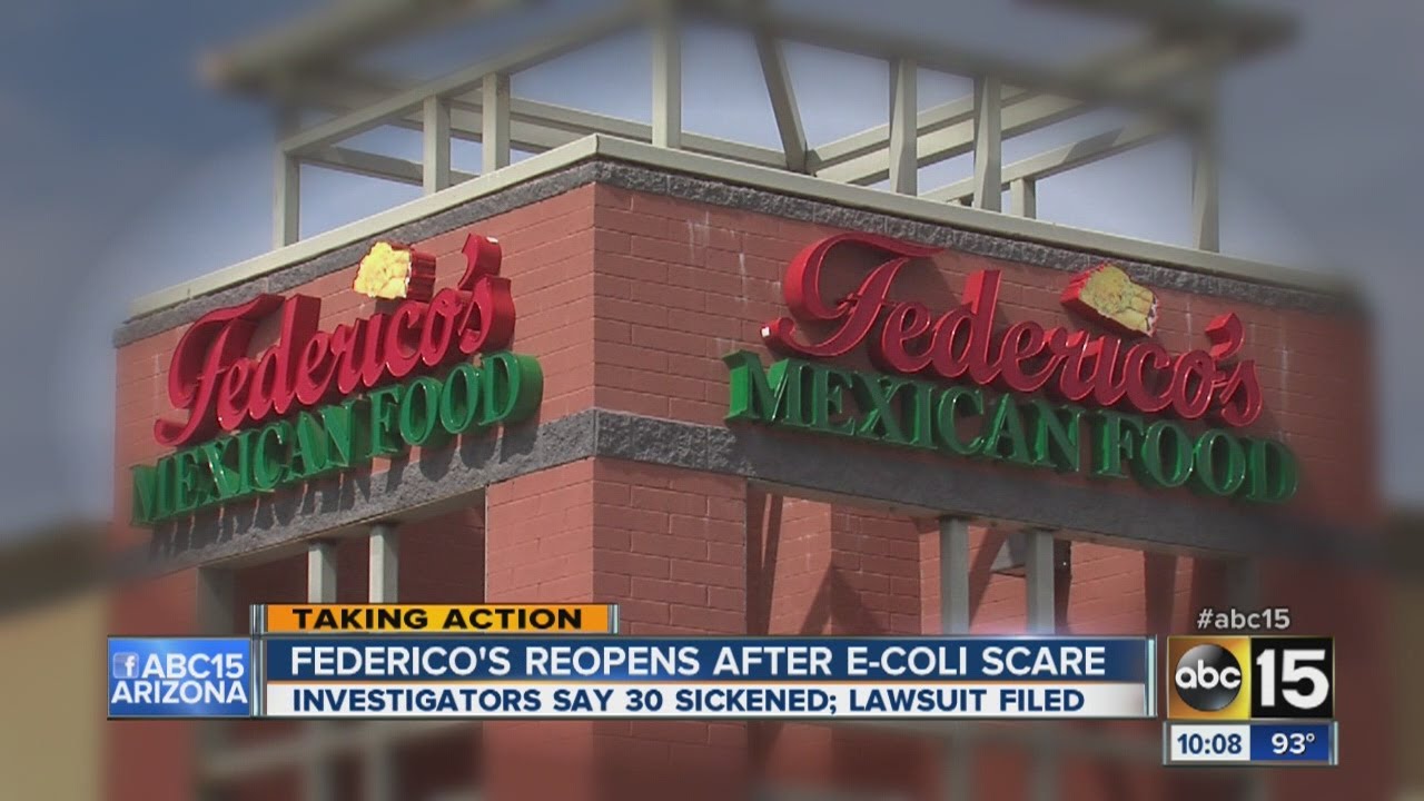 Federico's reopens after E.coli scare