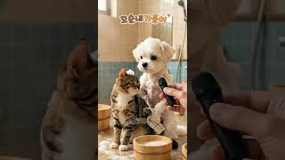 꼬질한 고양이 보리 씻겨주기