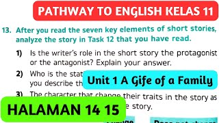 Pathway to English Kelas 11 Halaman 14 15 Unit 1 A Gift of a Family Kurikulum Merdeka
