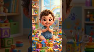 “Blocks खुद बनने लगे! 😱🧱 | Magic Build Toy #shorts”#cute #3danimation #cartoon