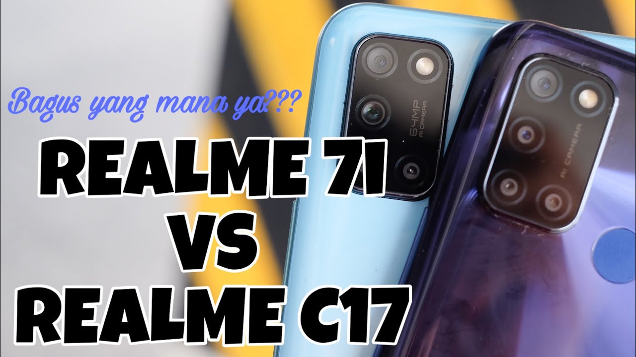 REALME C17 VS REALME 7I SPEED TEST & CAMERA TEST