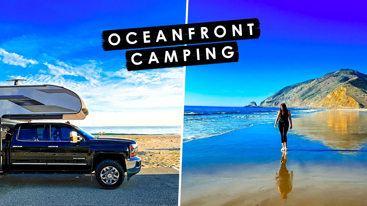 BEACH CAMPING in CALIFORNIA with the Truck Camper EP. 5 California